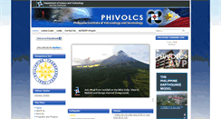 Desktop Screenshot of diliman.phivolcs.dost.gov.ph