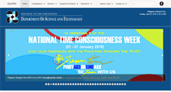 Desktop Screenshot of dost.gov.ph